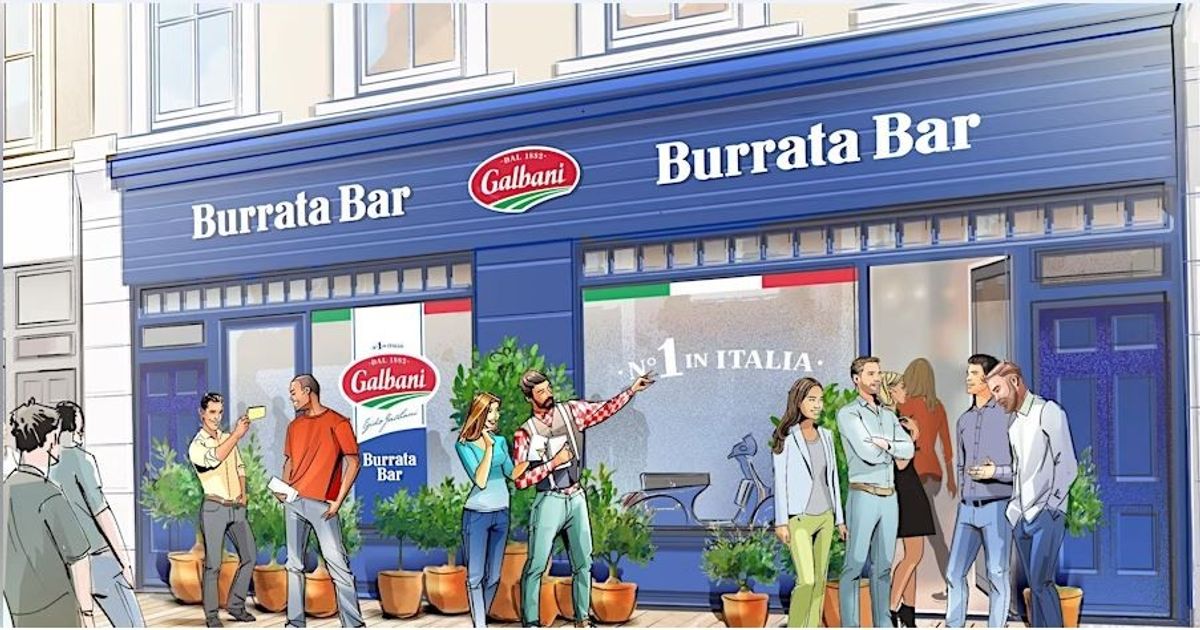 Galbani Burrata Bar pop-up in Shoreditch serving viral TikTok-inspired cheese dishes