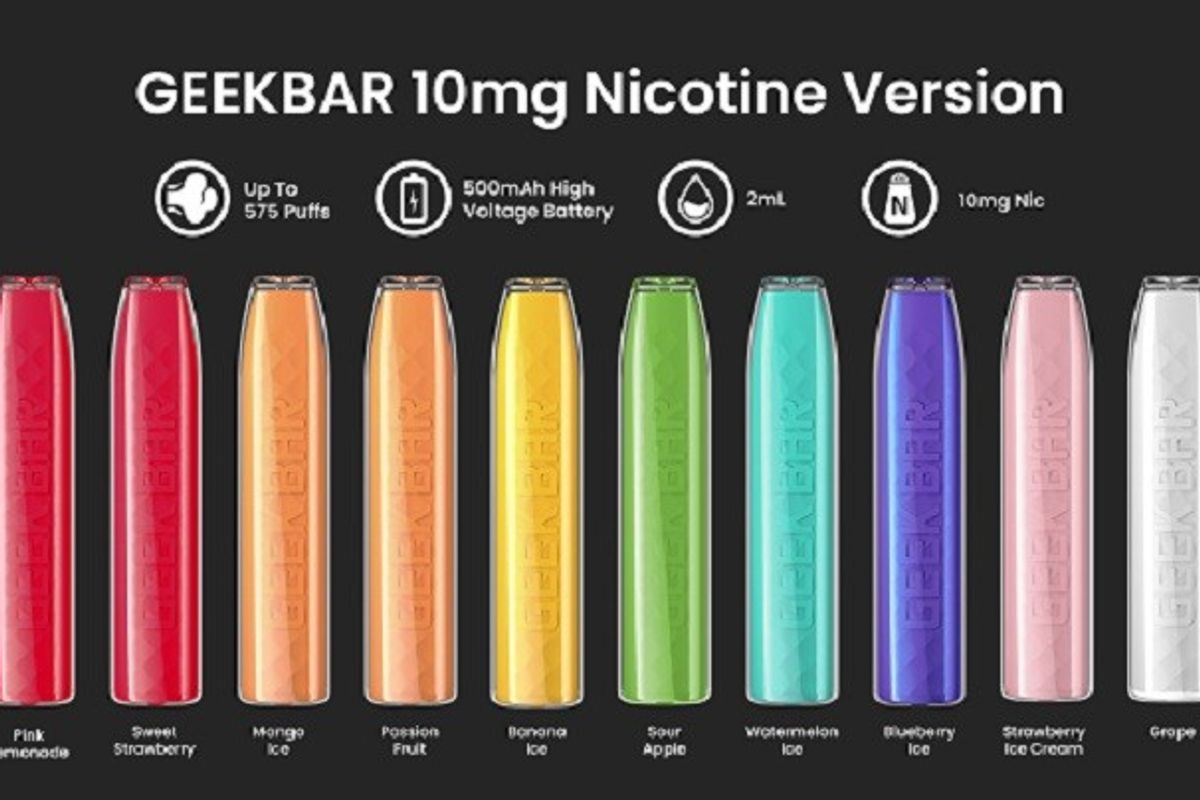 Geekbar Nicotine Versions