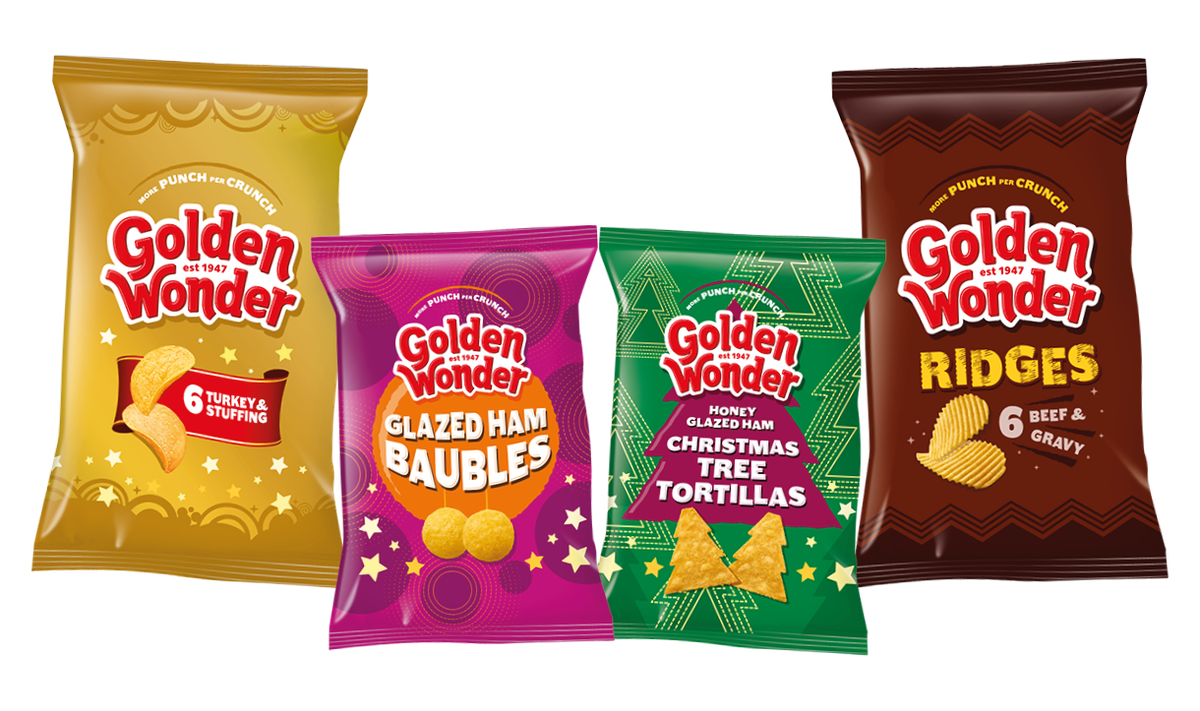 Golden Wonder Christmas crisps