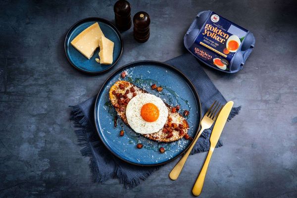Golden Yolker premium egg rebrand Noble Foods
