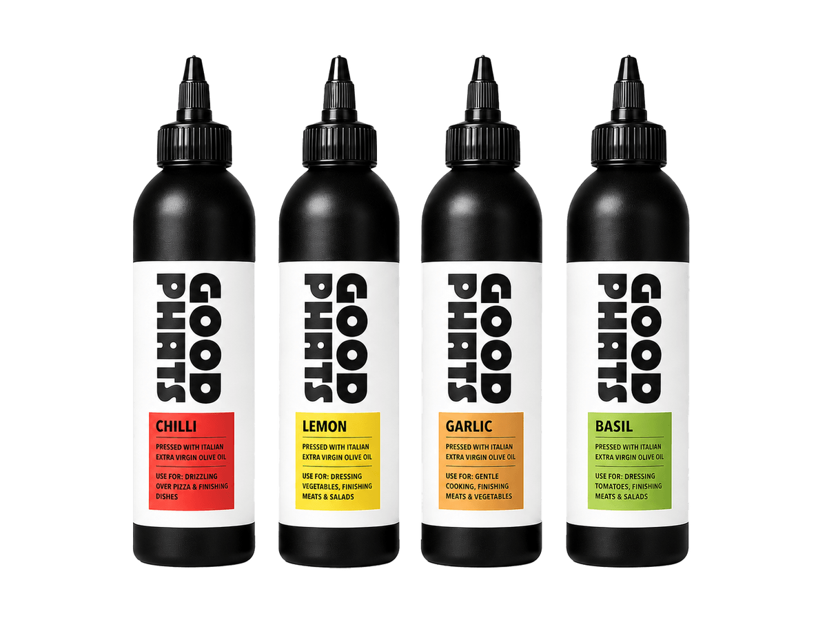 New flavoured oils for that finishing touch from GOOD PHATS