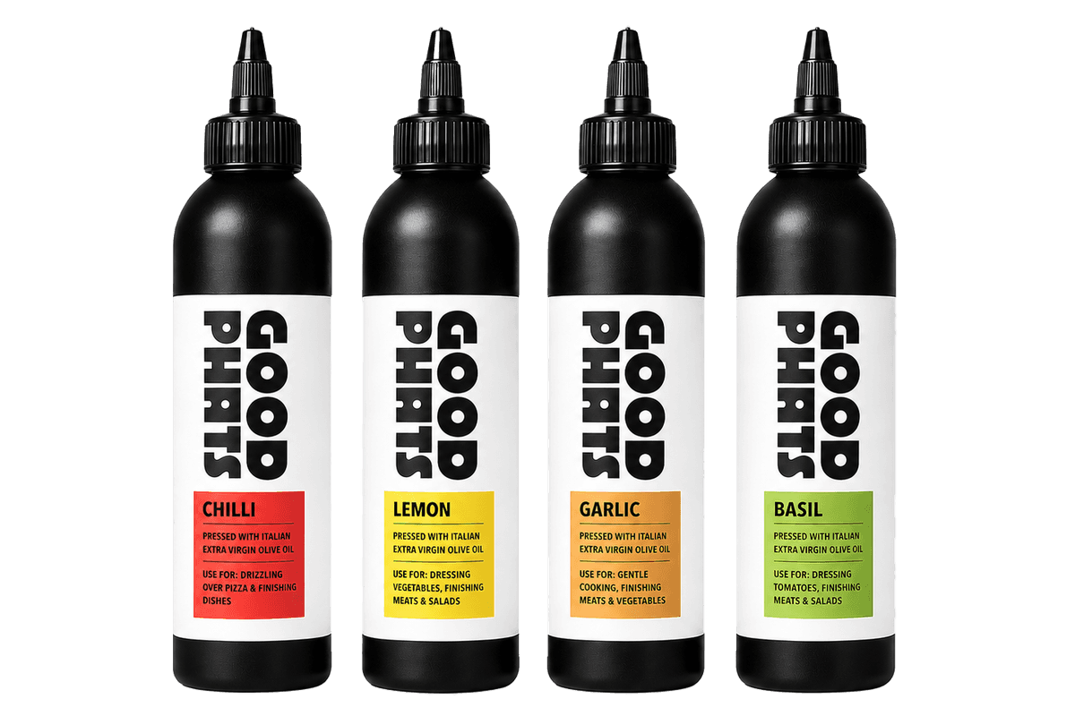 New flavoured oils for that finishing touch from GOOD PHATS