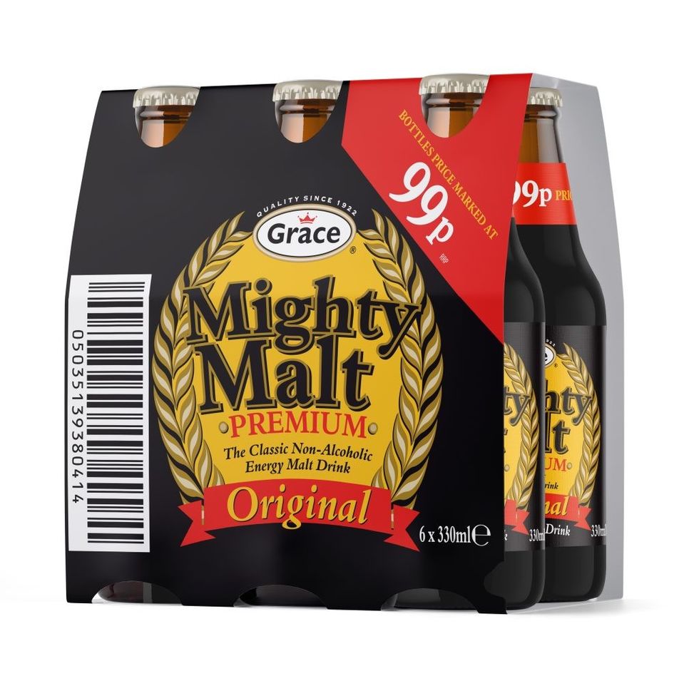 GRACE MIGHTLY MALT Carton X 6 PMP 99p 3D