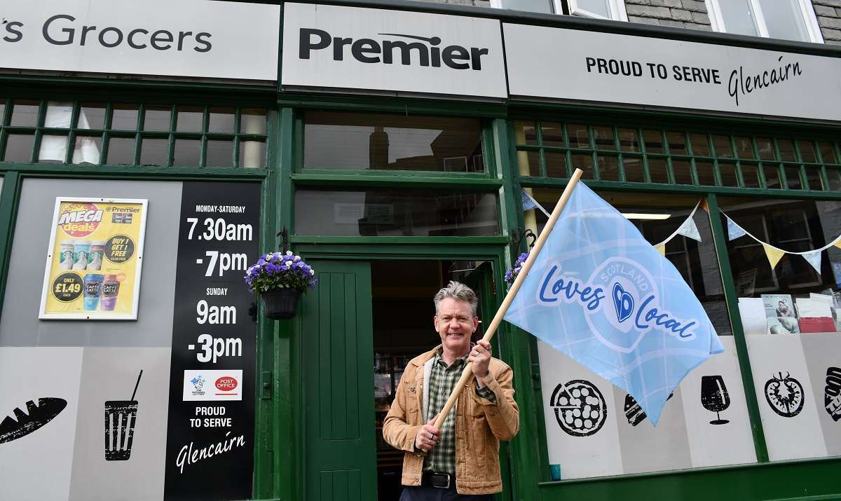 Graham Watson of Watson’s Grocers in Moniave
