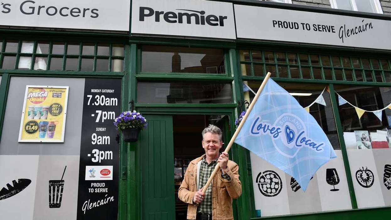 Graham Watson of Watson’s Grocers in Moniave