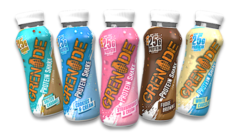 Grenade Boosts UK Retail with Relaunched Protein Shakes Range
