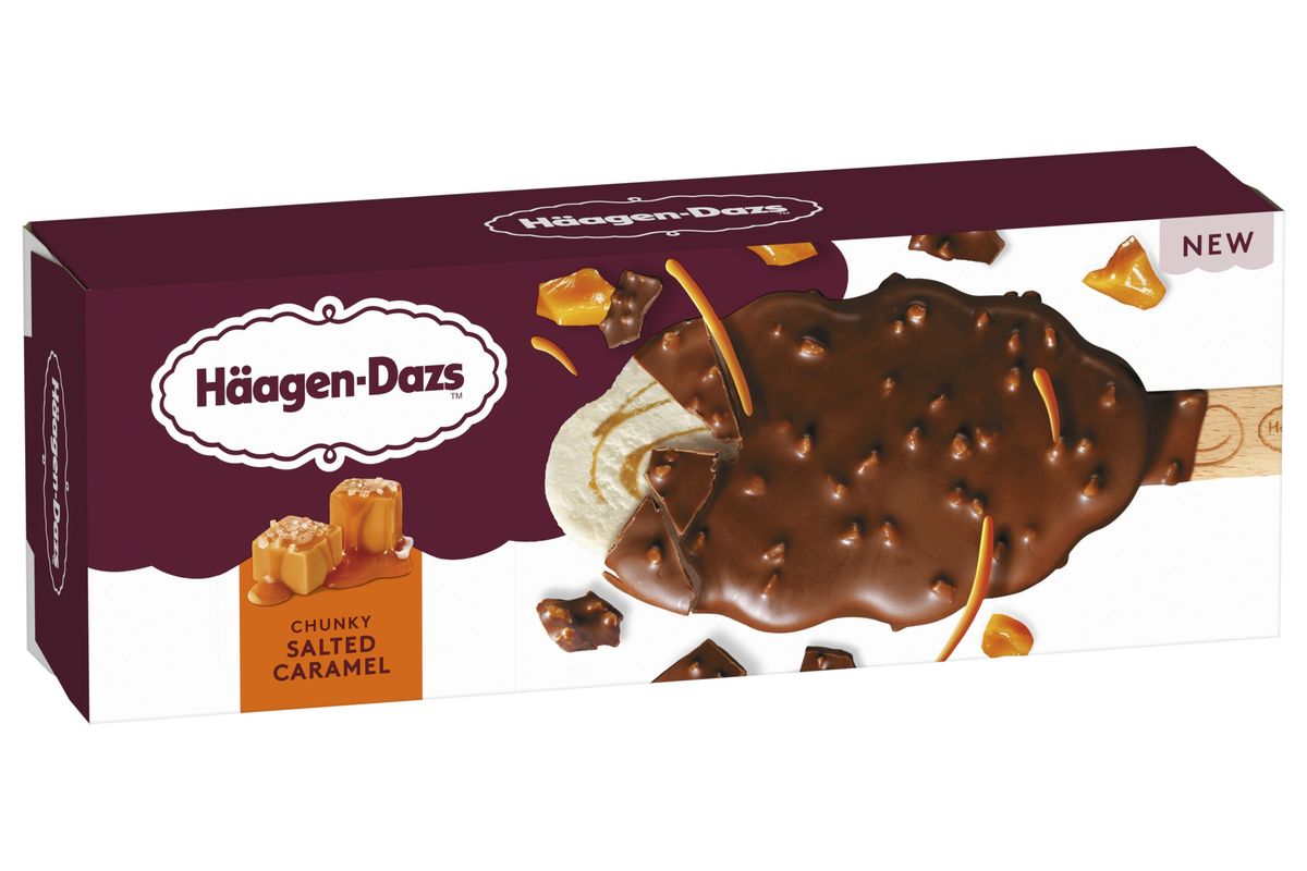Haagen-Dazs Stick bars in Salted Caramel