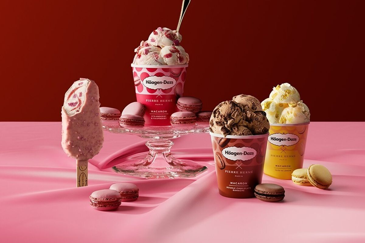 Häagen-Dazs collaborates with Pierre Hermé for global-first macaron ice cream collection