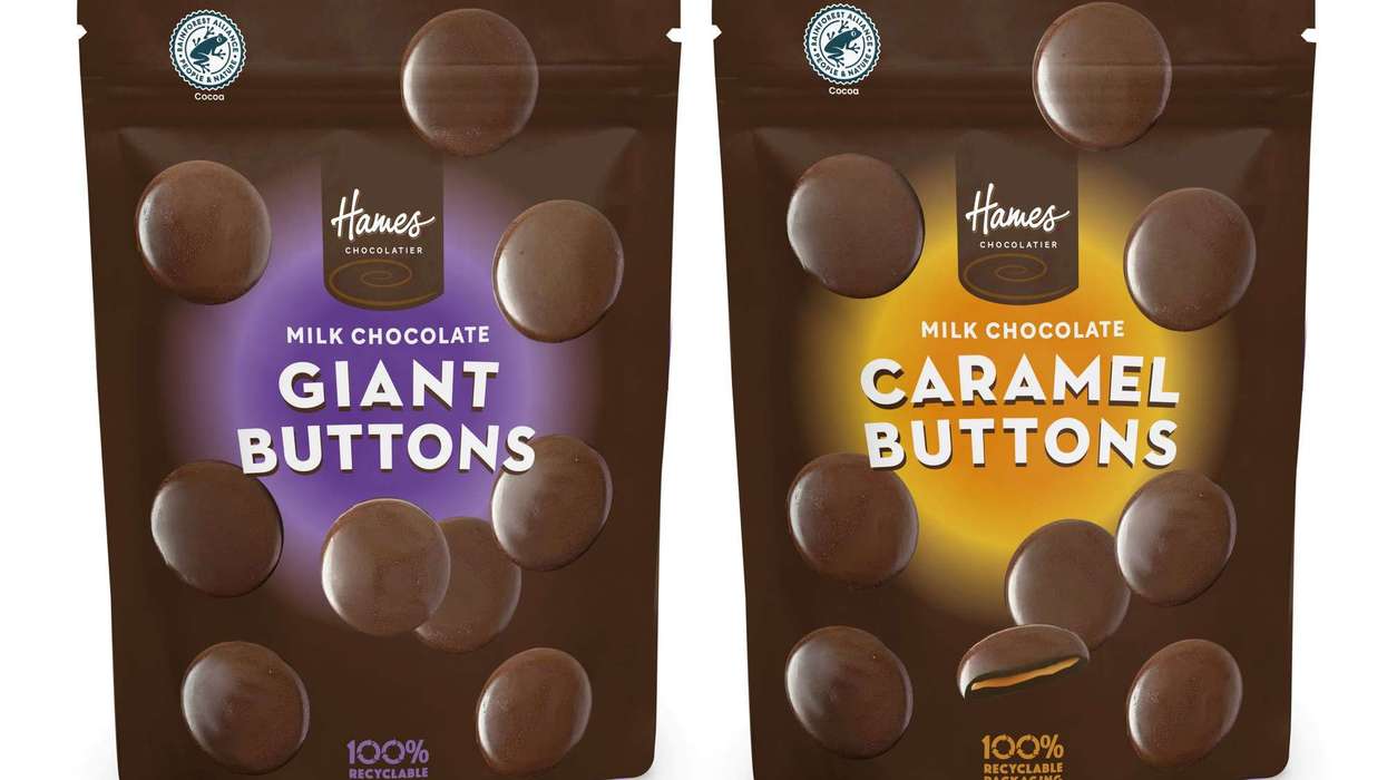 Hames Chocolates giant buttons range