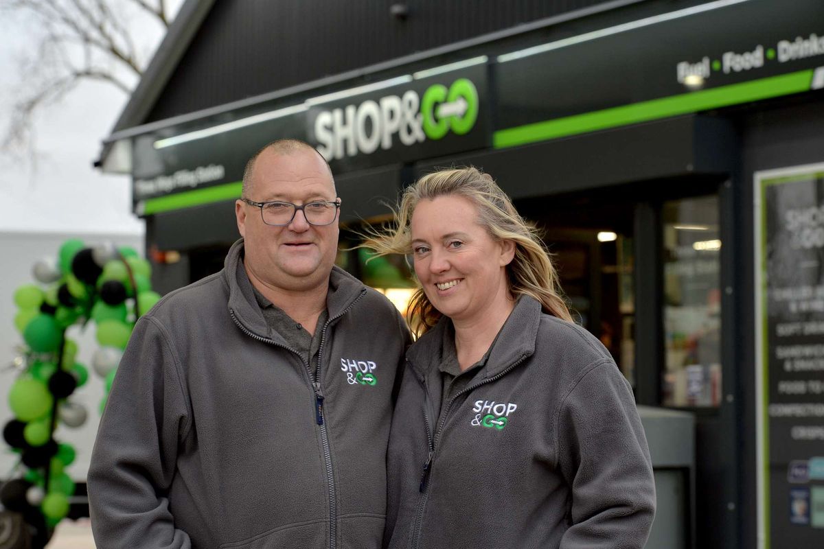Harry and Zoe Archer: Shop & Go Burstwick Service Station, Hull