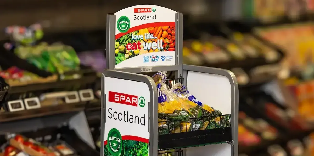 Healthy Living Programme, SPAR Scotland strengthen partnership with new in-store displays