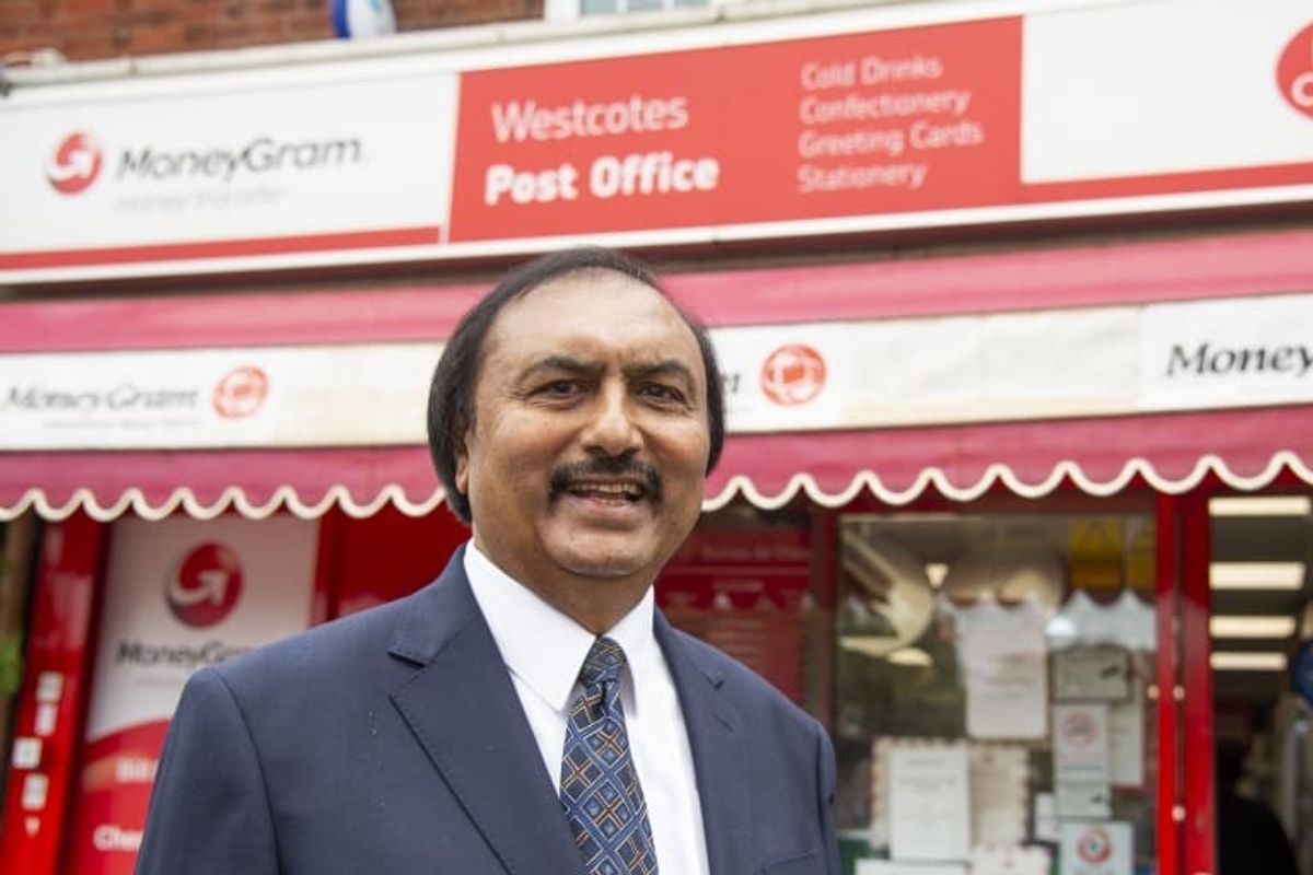 Hemandra ‘H’ Hindocha celebrates 40 years as postmaster with a special meal for fellow postmasters