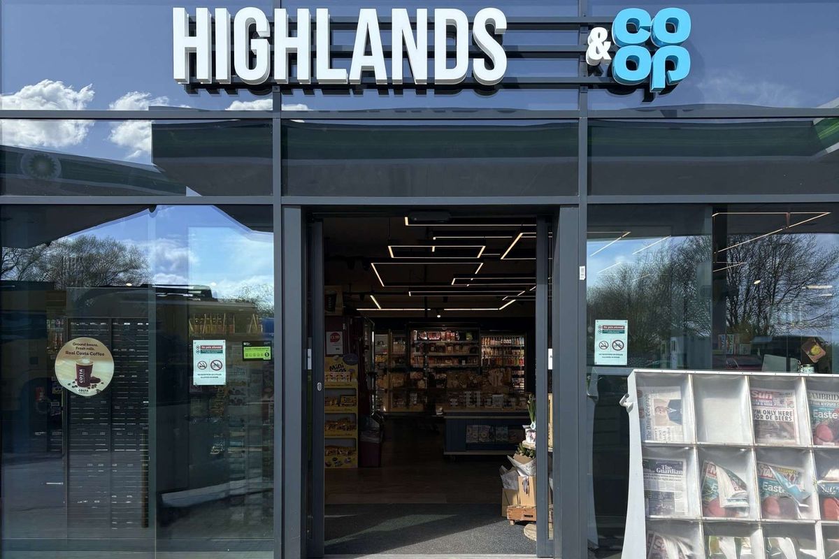 Highland Group store with &Co-op fascia