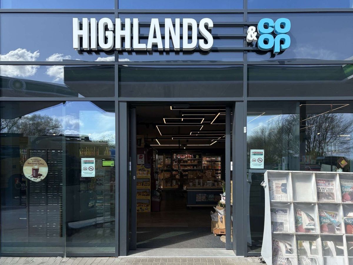 Highland Group store with &Co-op fascia