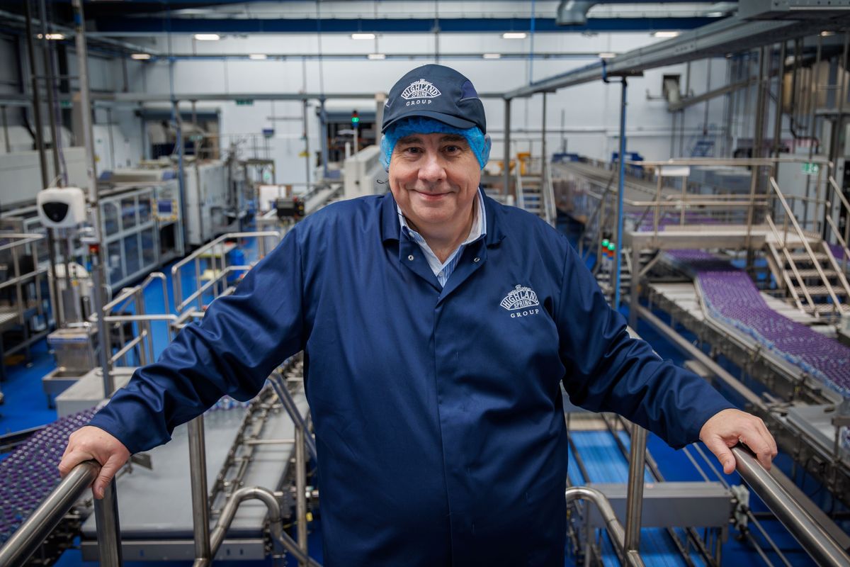 Highland Spring Group Paul Dobson 2025: Operations Director leading UK water production.