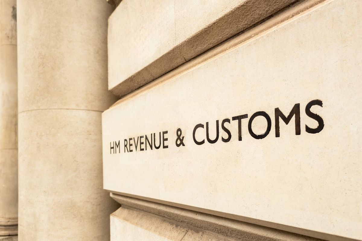 HM Revenue and Customs office in Whitehall, central London.
