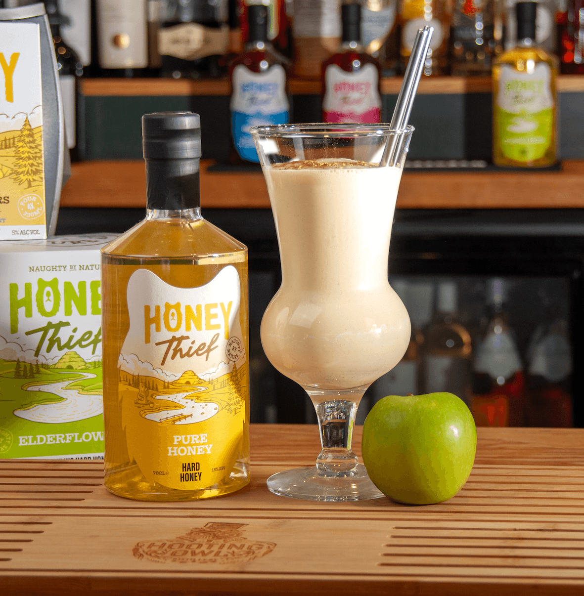 Honey Thief hard honey liqueur bottles and cans in premium flavours