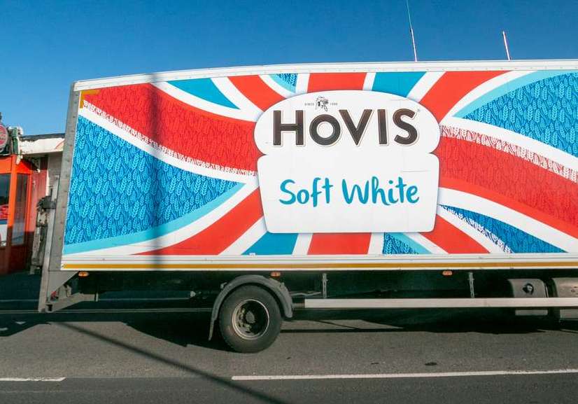 Hovis Bread Truck on Tonbridge High Street in Kent