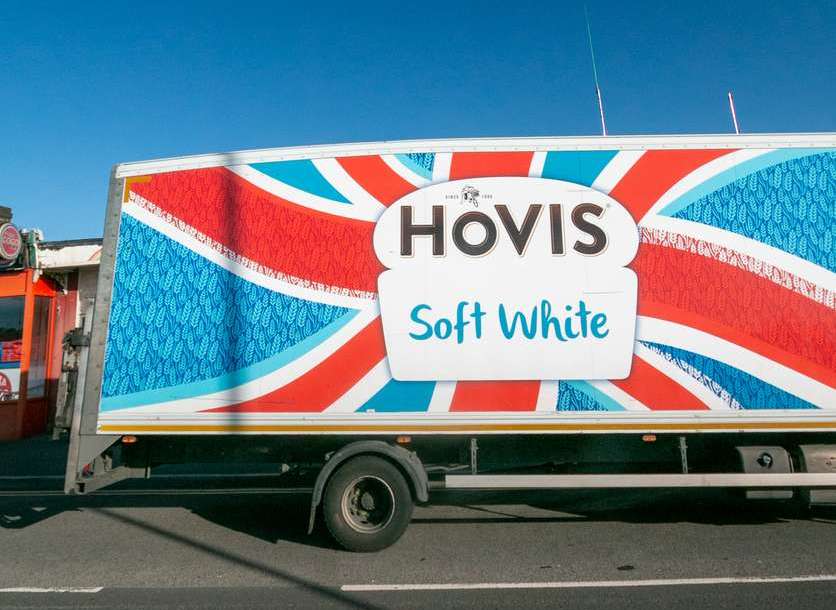 Hovis Bread Truck on Tonbridge High Street in Kent