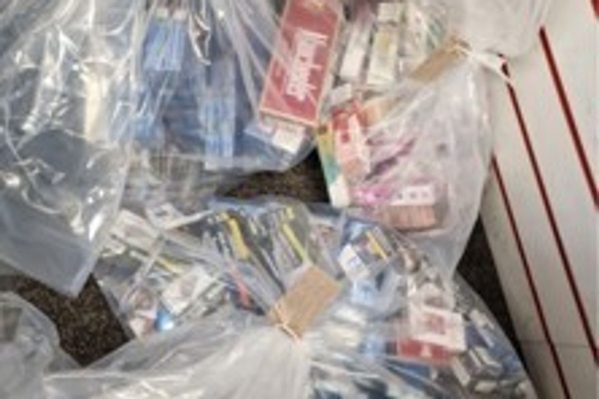 illegal cigarettes and vapes seized in Plungington