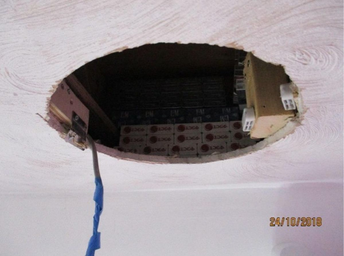 Fake cigarettes found hidden in Walsall shop ceiling