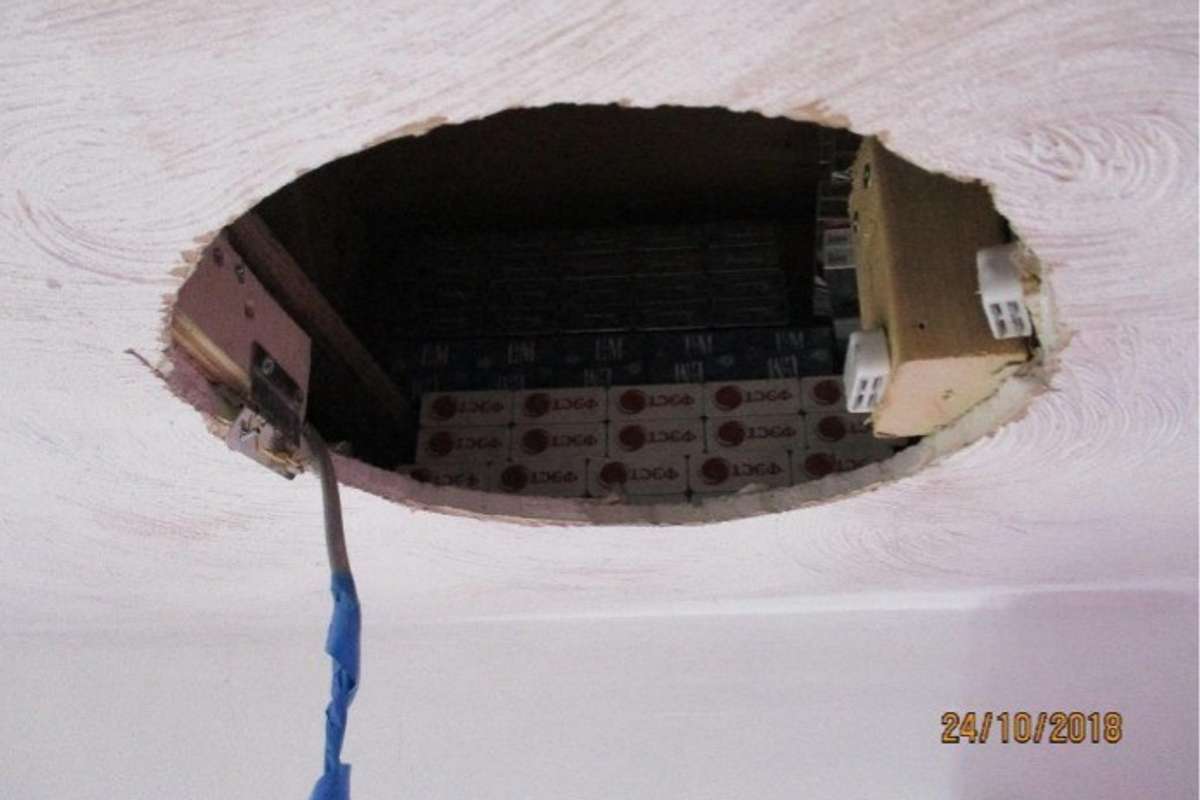 Fake cigarettes found hidden in Walsall shop ceiling