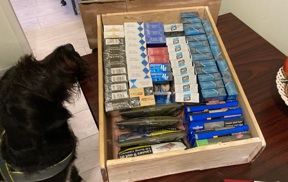 Illegal cigarettes
