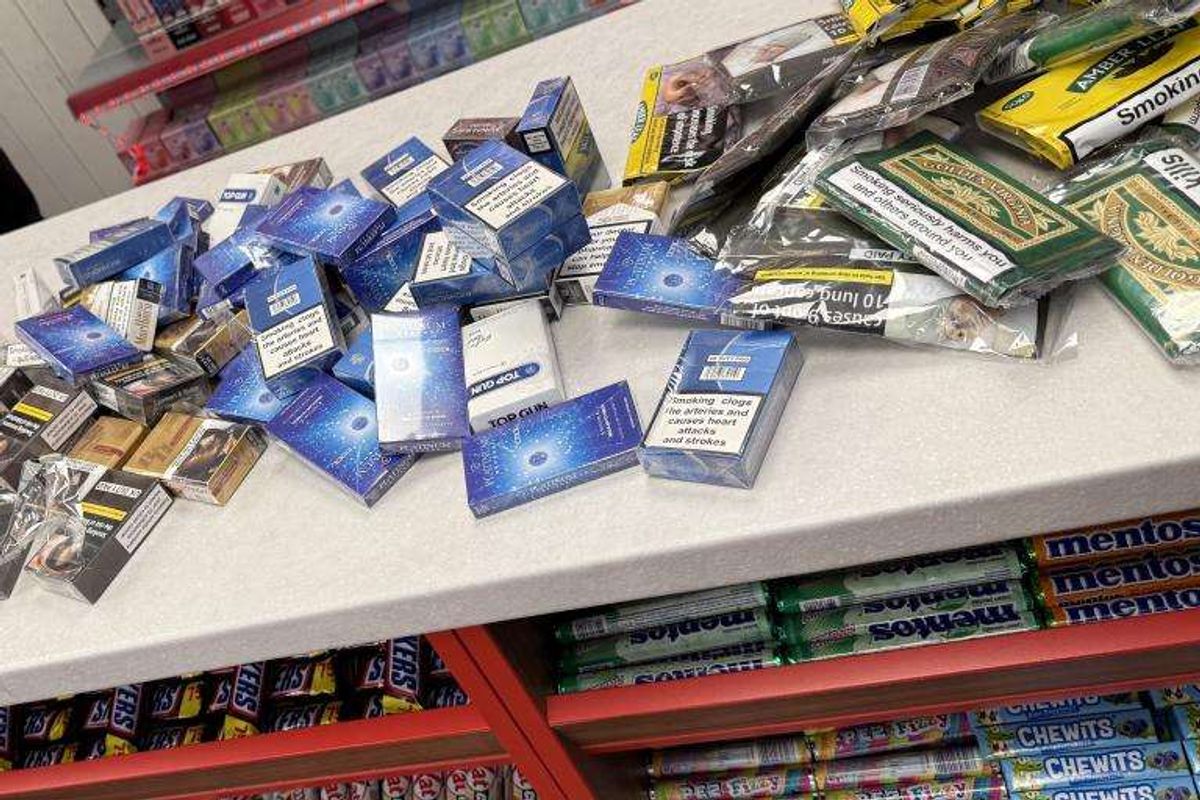 illegal tobacco and vape seizures Essex Hartlepool