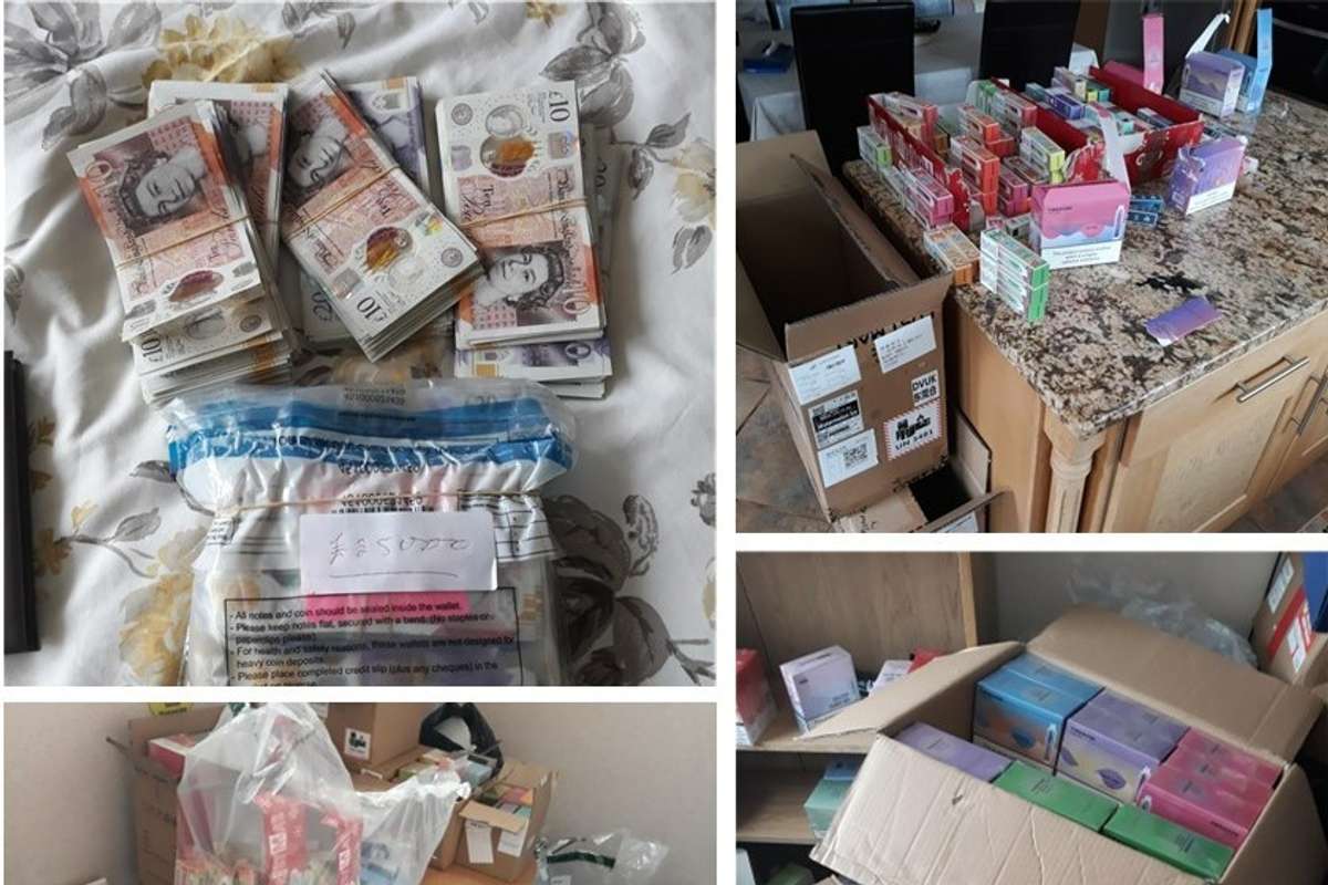 Huge vapes haul seized in North Tyneside, Gloucester