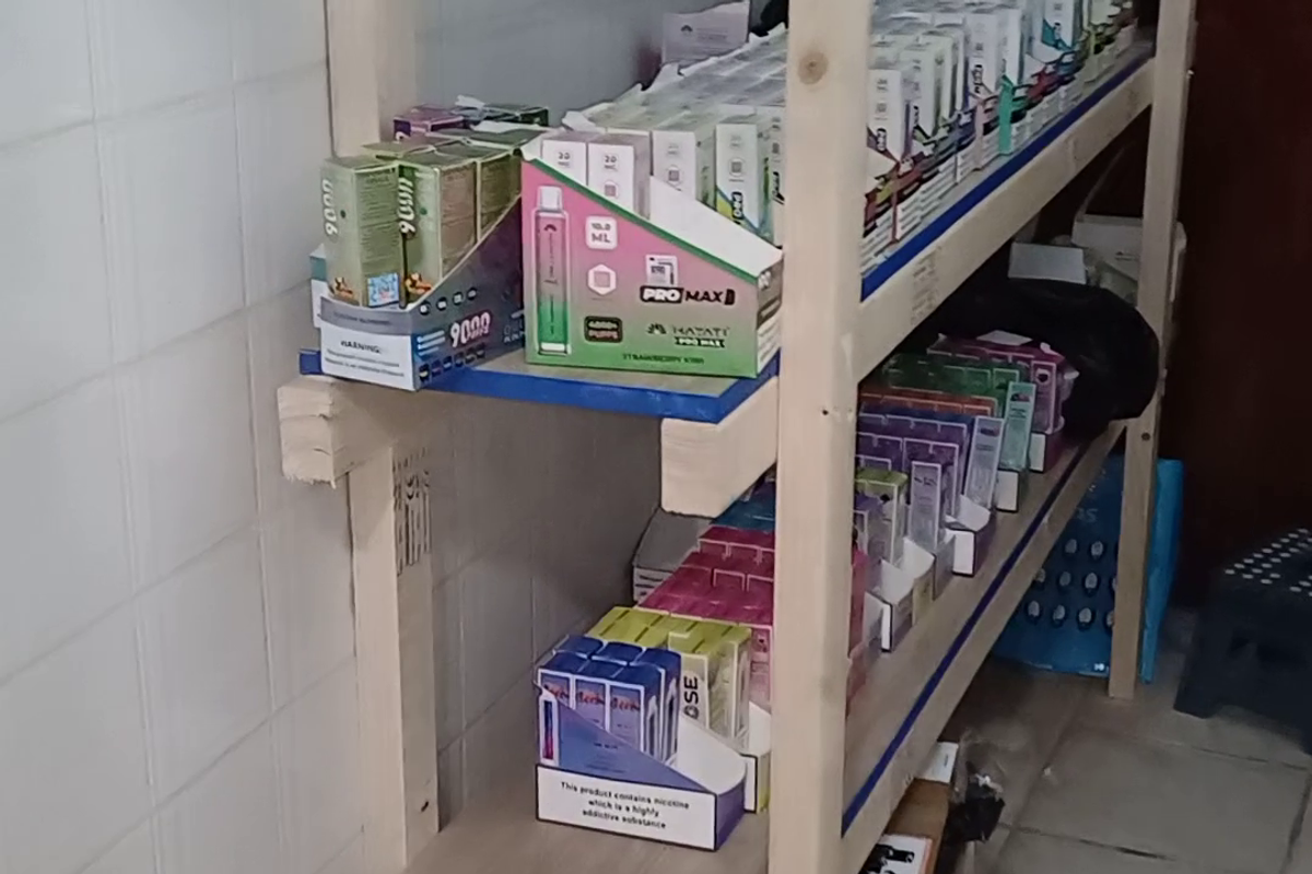 Illegal vapes in hidden room in Gloucester store