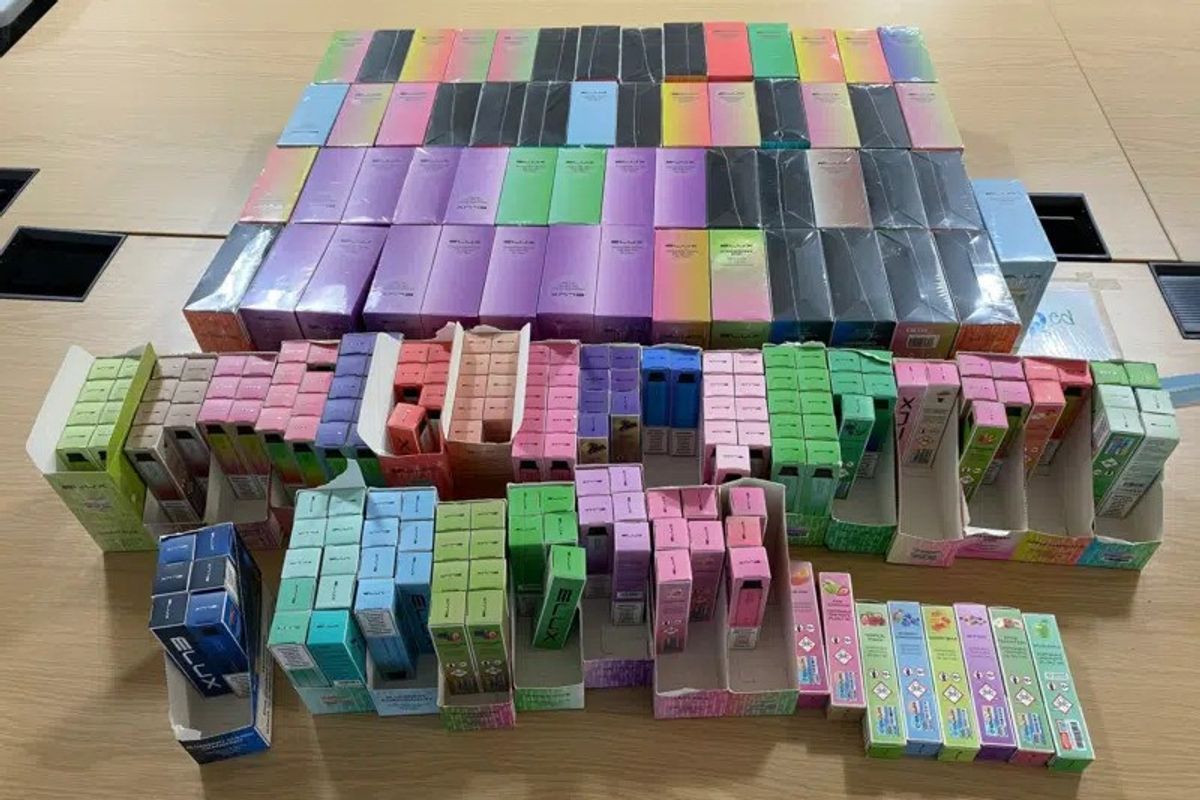 Illegal vapes worth £7400 seized from Plymouth store