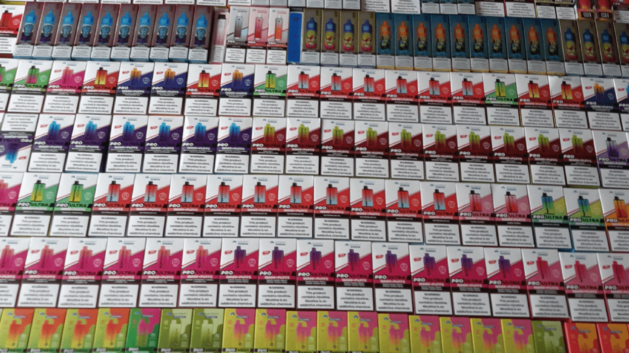 Illegal vapes seized in Southend