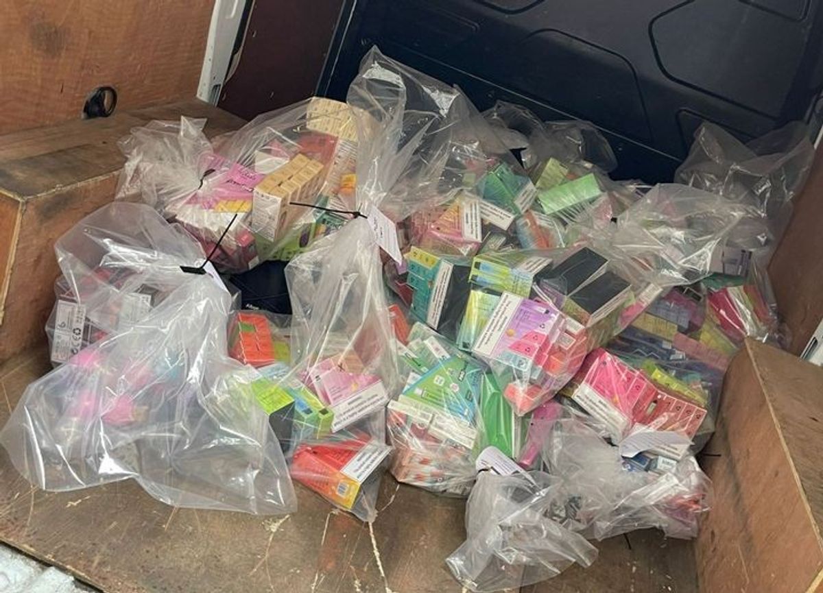 More than £96,000 in illegal vapes seized in Greater Manchester