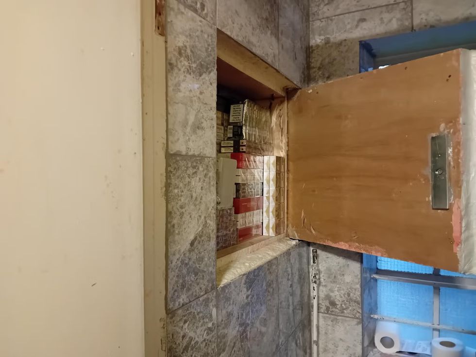 Illicit Tobacco Hidden Stash