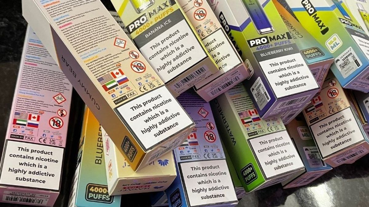 Illegal tobacco, vapes worth £9,000 seized in Lancashire