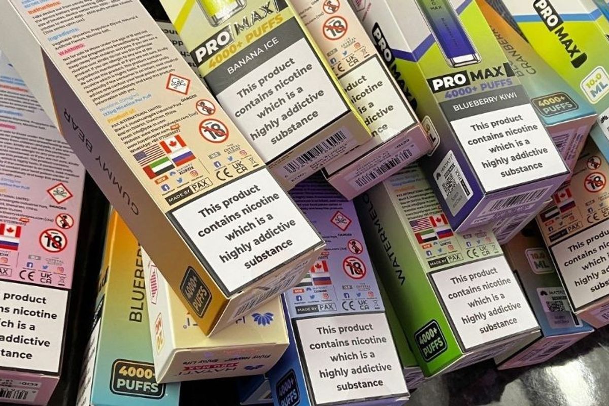 Illegal tobacco, vapes worth £9,000 seized in Lancashire