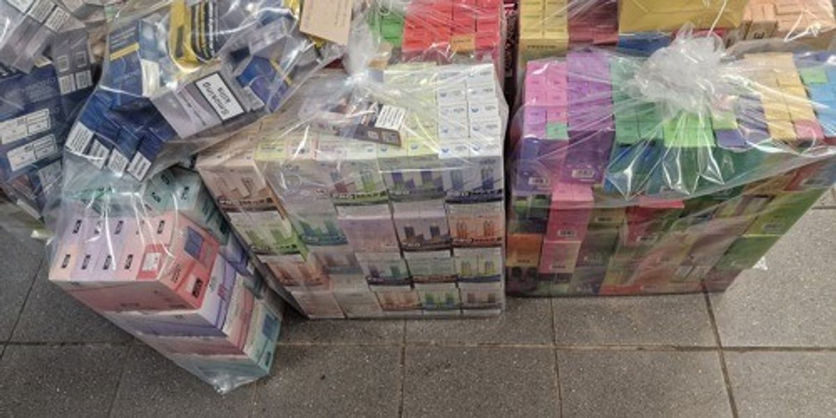 £50,000 worth illegal cigarettes, vapes seized by Lancashire police