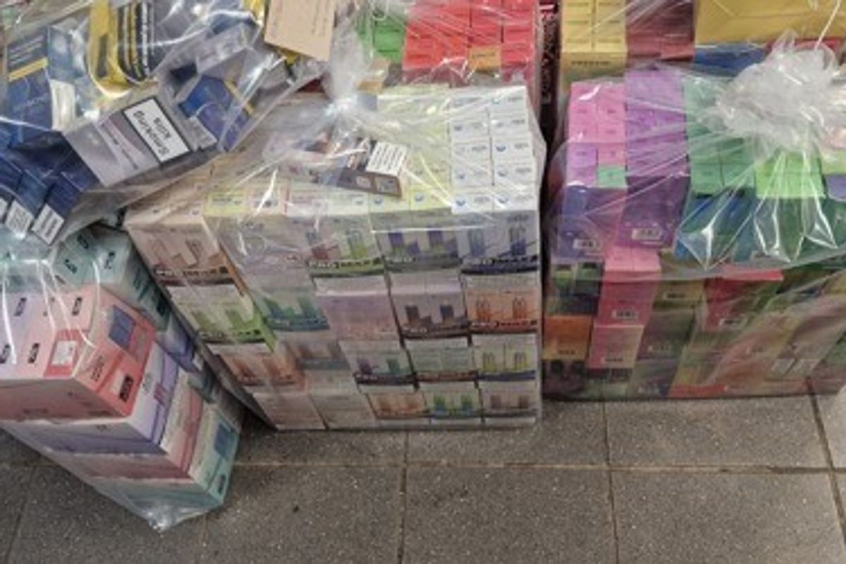 £50,000 worth illegal cigarettes, vapes seized by Lancashire police