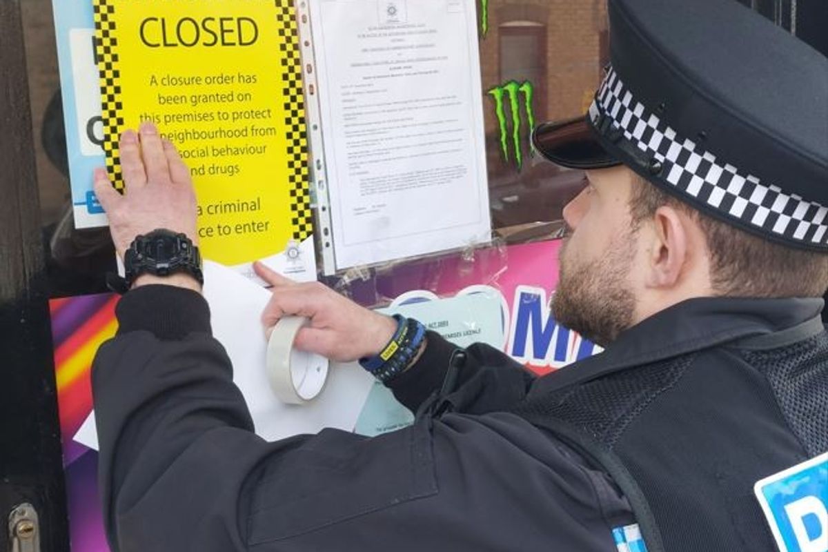 Peterborough shop closed over suspected links to organised crime
