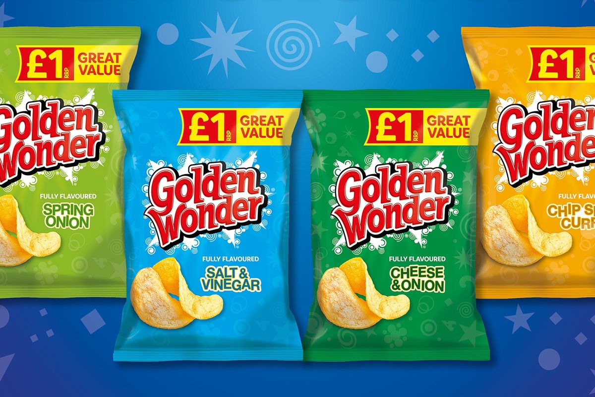Golden Wonder launches best-selling crisp flavours in £1 PMP packs