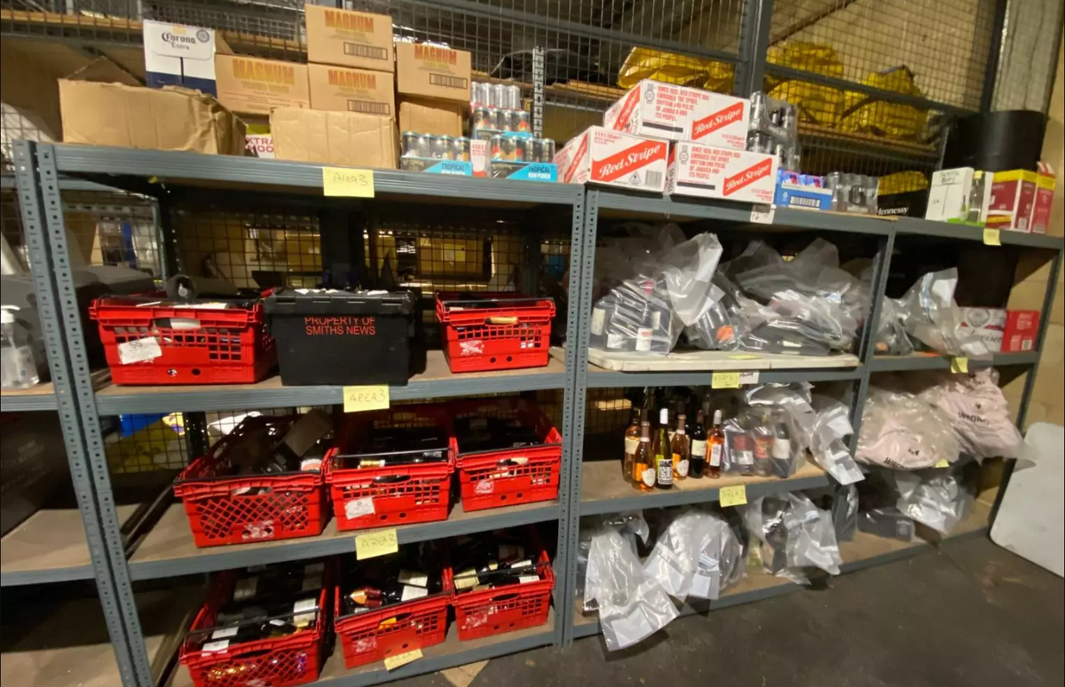 Van loads of illegal alcohol, tobacco, vapes seized from Notting Hill Gate shop