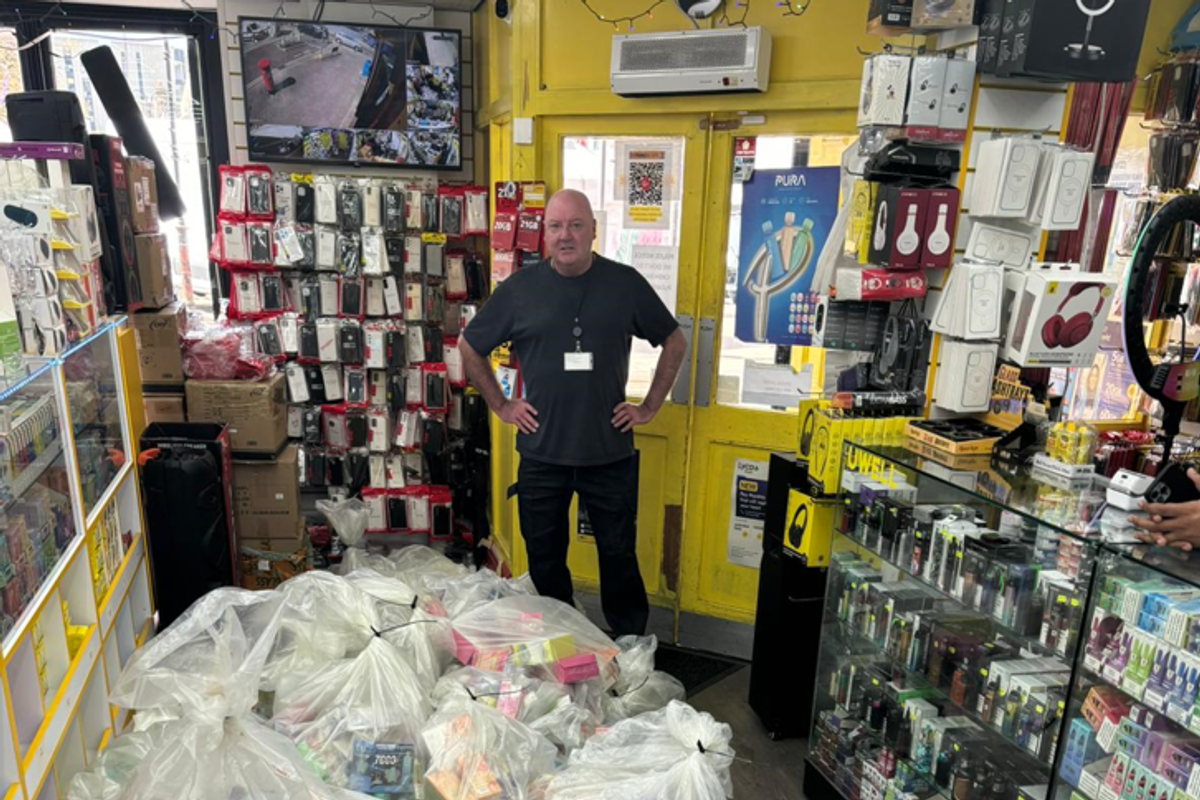 Liverpool City Council reports largest seizure of illicit vapes