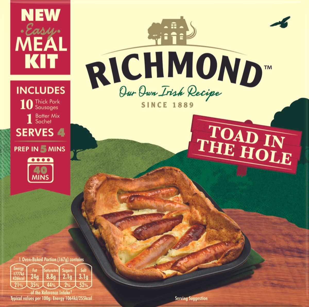 Richmond Sausages launches new Toad in the Hole kit