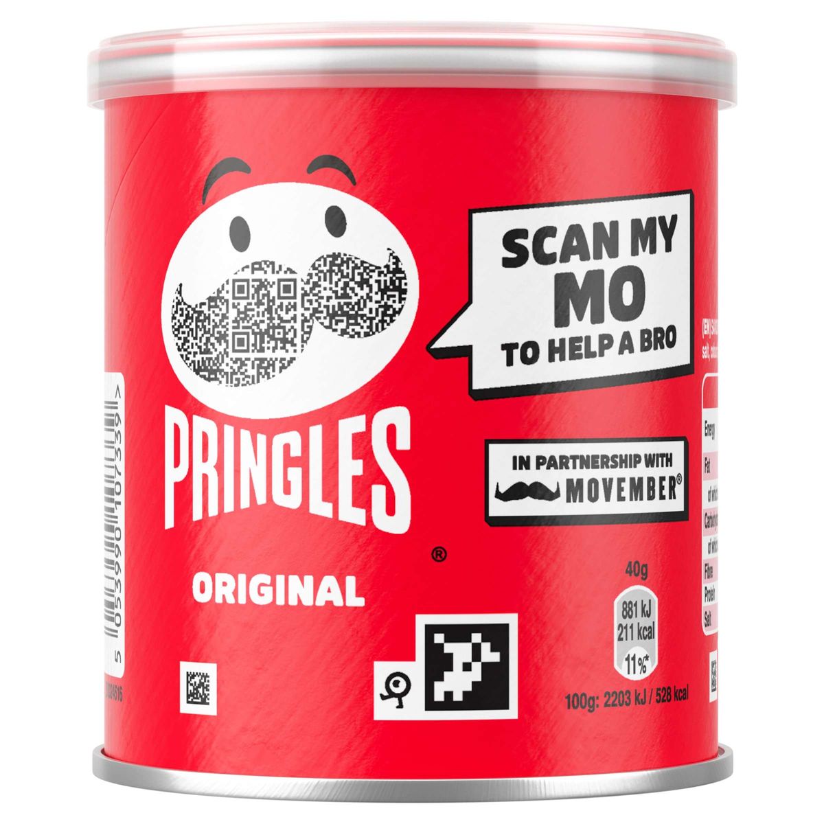 Pringles Movember tubes to raise men’s mental wellbeing awareness