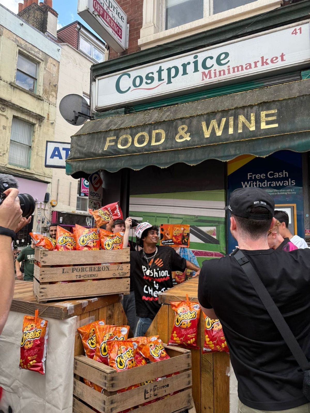 Cheetos takes over Brick Lane store for activation drop