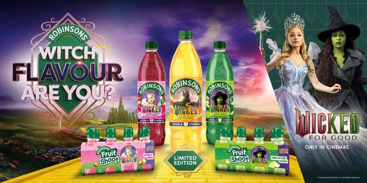 Robinsons and Universal Pictures partner again for Wicked: For Good – now with Fruit Shoot