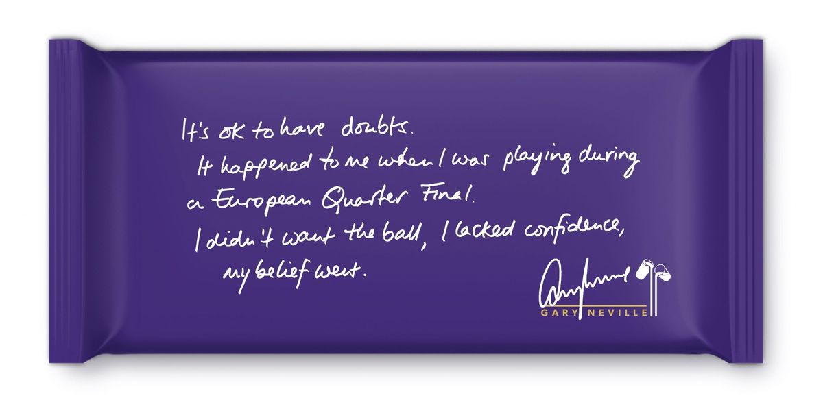 Cadbury using chocolate to ease self-doubts