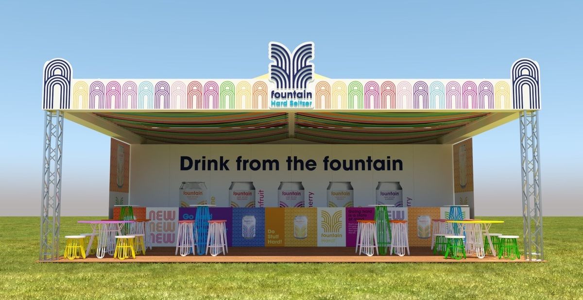 Fountain to drive hard seltzer category growth partnering music festivals