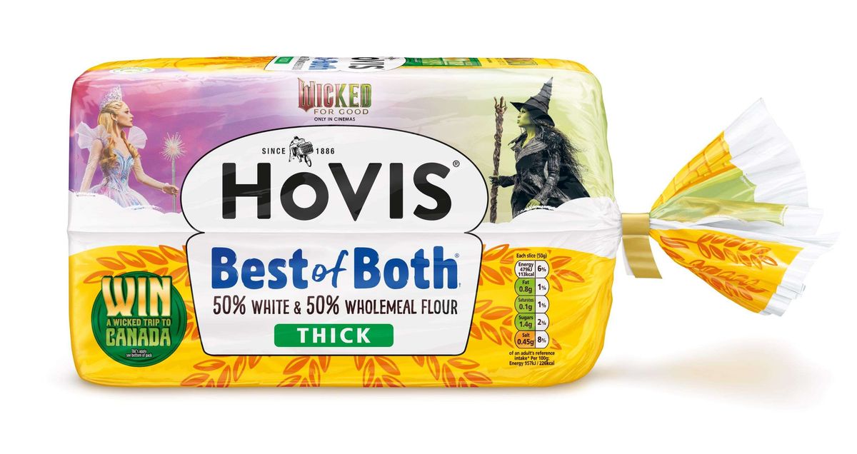 Hovis unveils Wicked: For Good on-pack promo