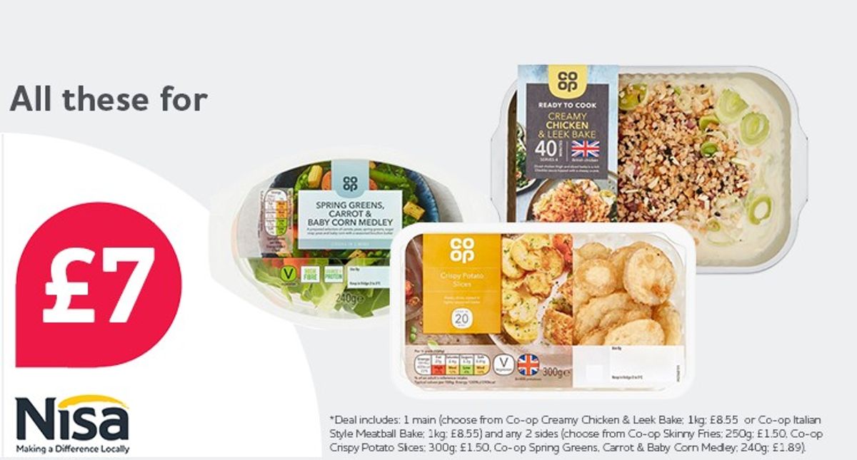 Nisa offers family dinner for less